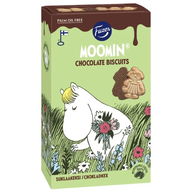 Moomintroll Snorkmaiden biscuits au chocolat 175 g