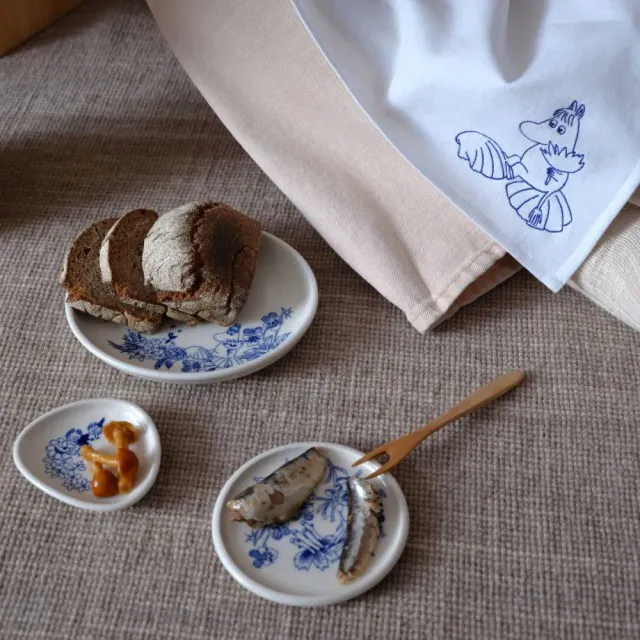 Moomintroll Haru Moomin Haru Dipping Bowl bol 10 cm bleu