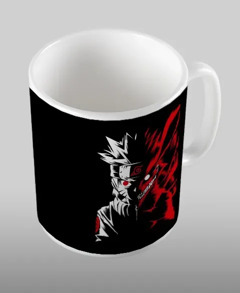 Pixgoodies Naruto et Kyûibi mug céramique renard