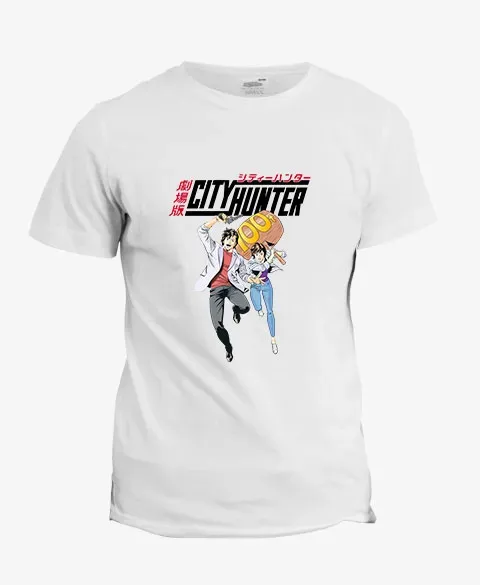 Pixgoodies Nicky Larson City Hunter t-shirt coton anime