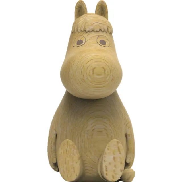 Moomintroll Snorkmaiden figurine en bois 10 cm chêne FSC