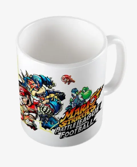 Mario Strikers mug céramique football arcade