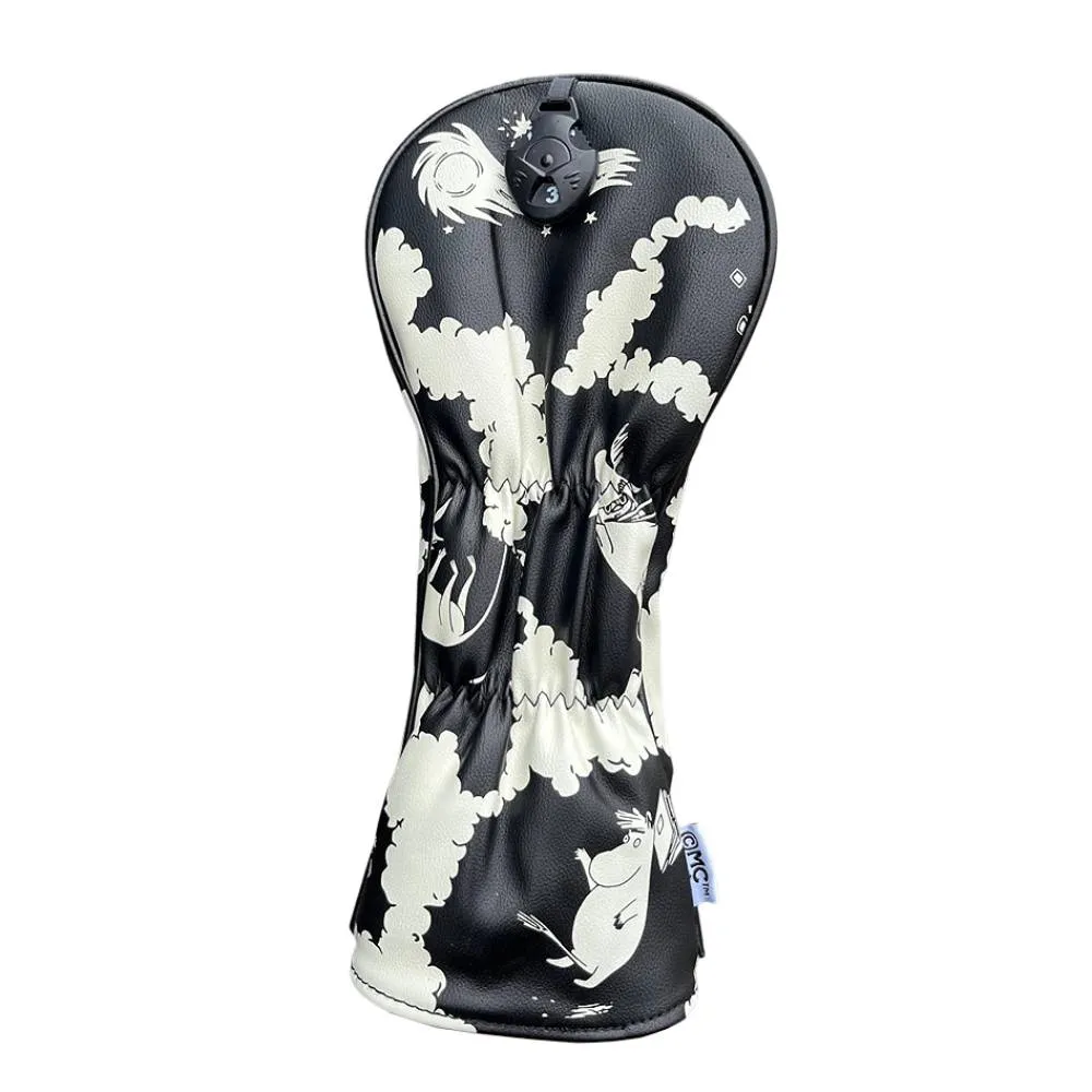 Moomintroll Comet couvre-club hybride Sniff noir et blanc