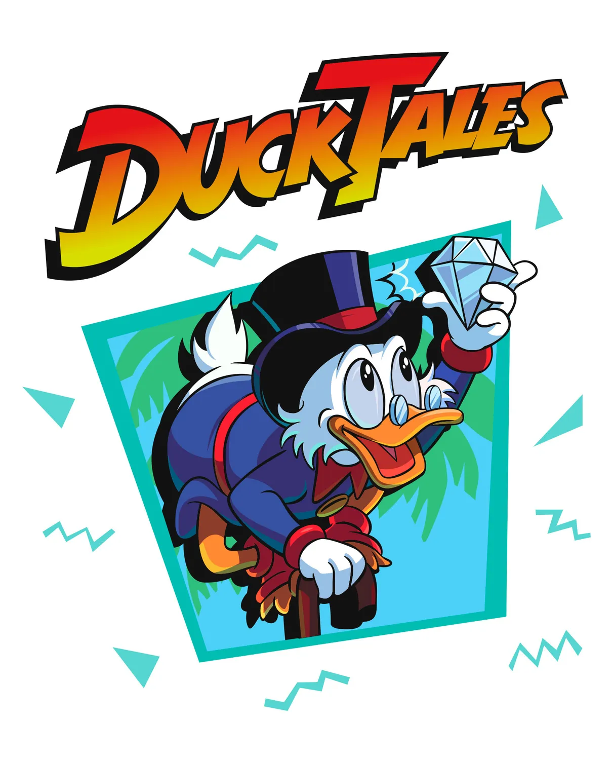 Pixgoodies Disney Afternoon Collection t-shirt rétro