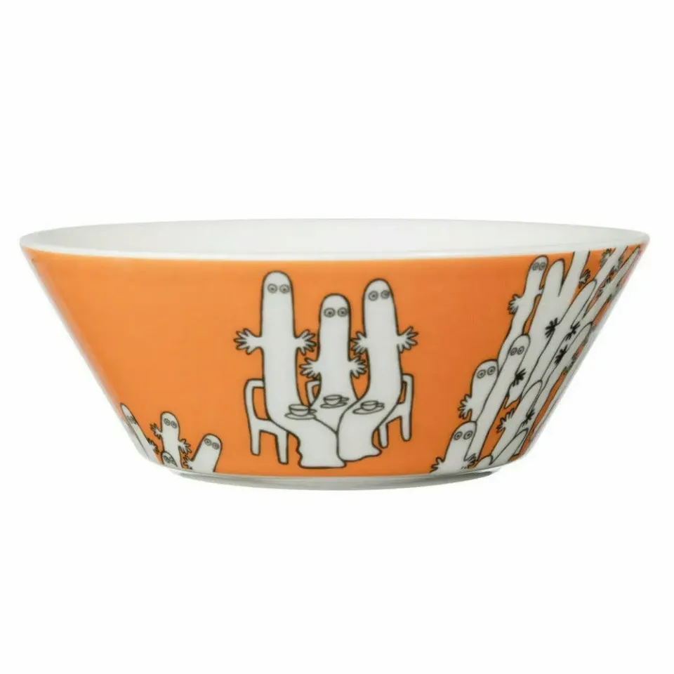 Hattifatteners Bowl bol orange 15 cm en vitro-porcelaine