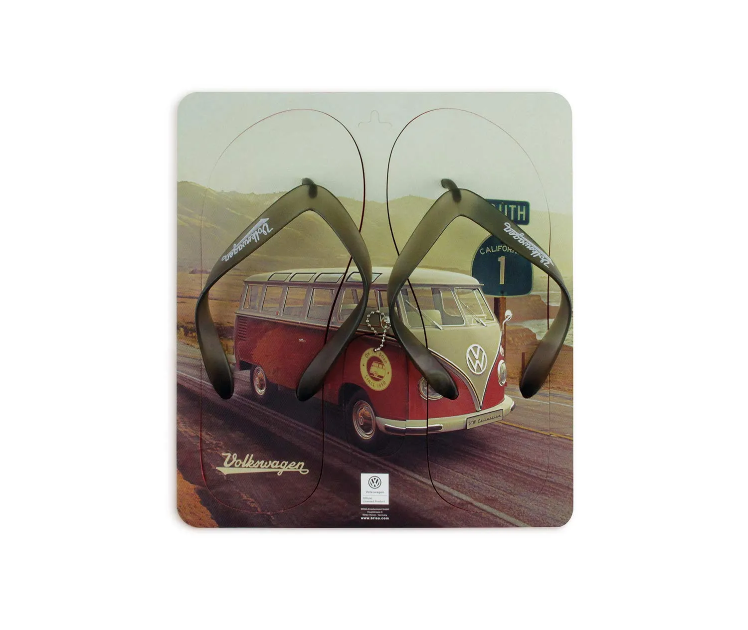 Brisa VW Collection T1 Bus Combi tongs beachlife bleu