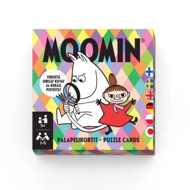 Moomintroll Puzzle Playing Cards jeu de cartes 55 cartes mosaïque