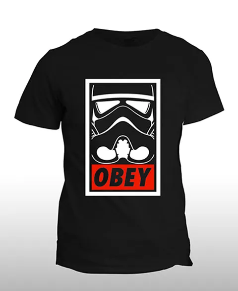 Pixgoodies Star Wars Stormtrooper like Obey t-shirt