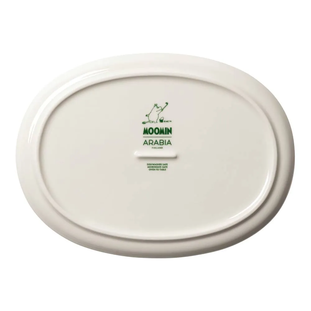 Moomintroll Haru plat de service vert 17 cm