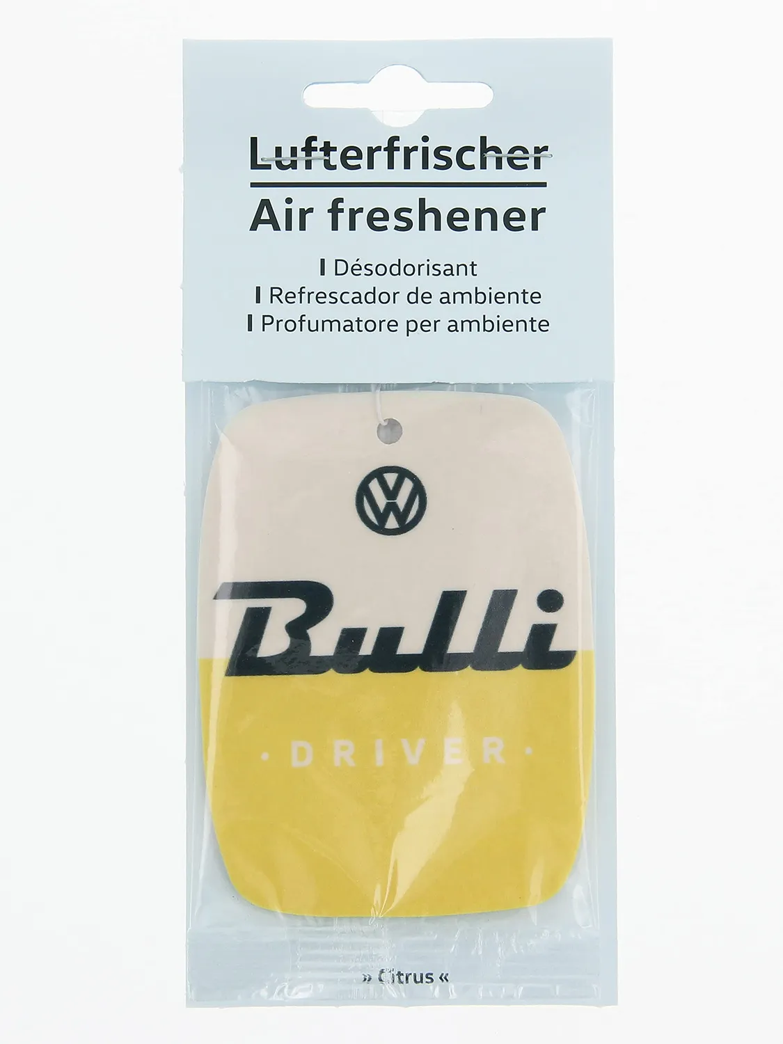 Brisa VW Collection T1 Bulli désodorisant voiture agrumes jaune