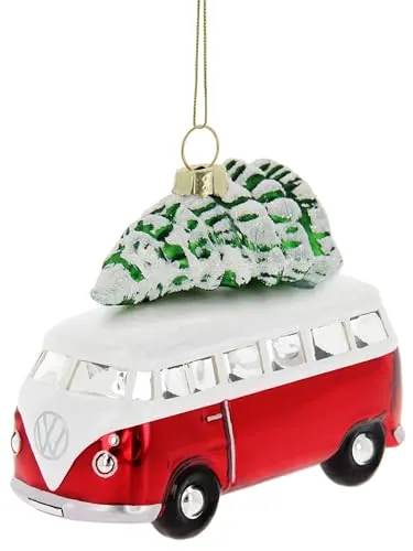 Brisa VW Collection décoration Noël verre peinte main