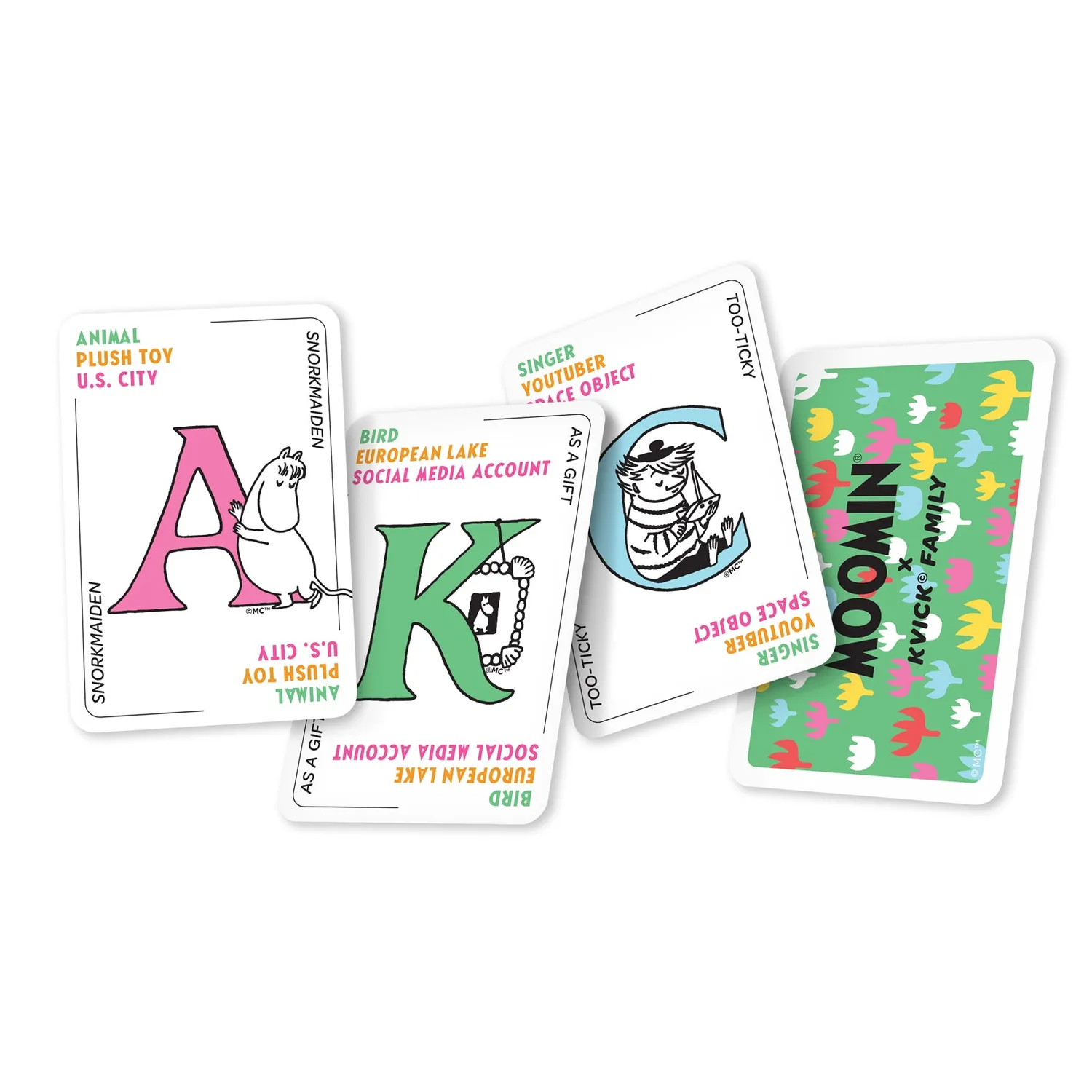 Moomintroll Kvick jeu de cartes rapidité