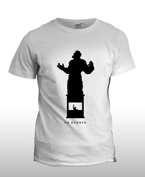 Pixgoodies Avengers Hulk et le Dr Banner t-shirt