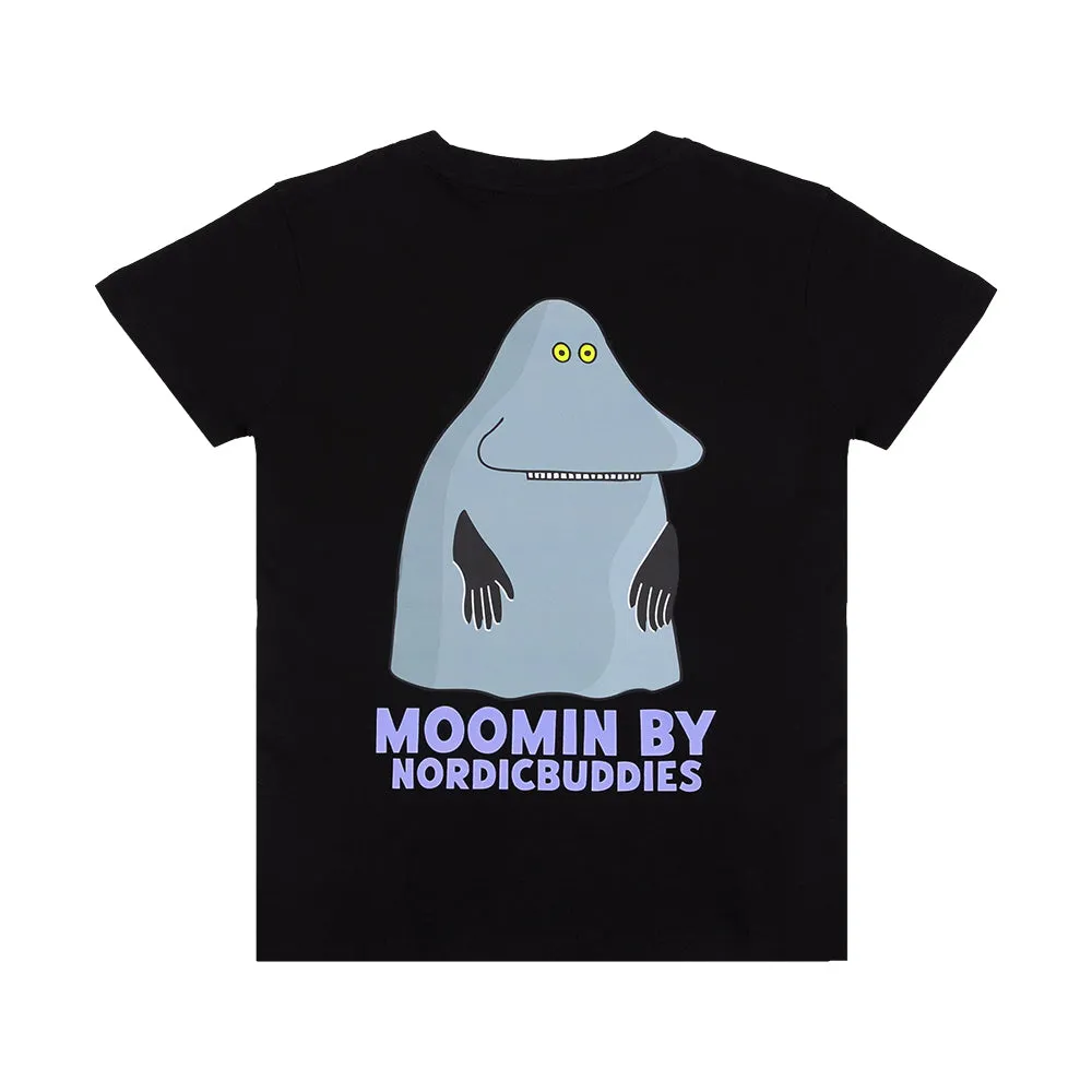 Moomintroll La Groke t-shirt enfant noir coton