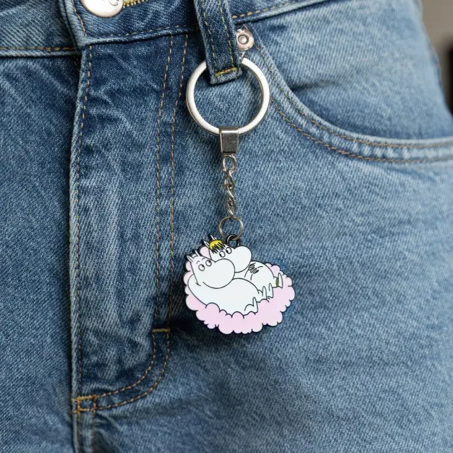 Moomintroll Love Porte-clés Métal Nuage 6 cm