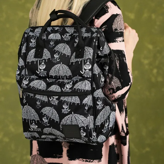 Moomintroll Rain Sac à Dos Little My Noir 15 L