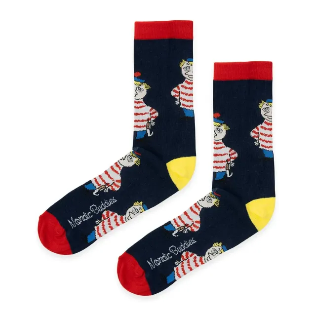 Moomintroll Too-Ticky chaussettes bleu foncé 36-42 coton
