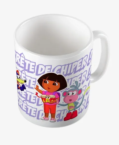 Pixgoodies Dora l’exploratrice Chipeur arrête de Chiper mug