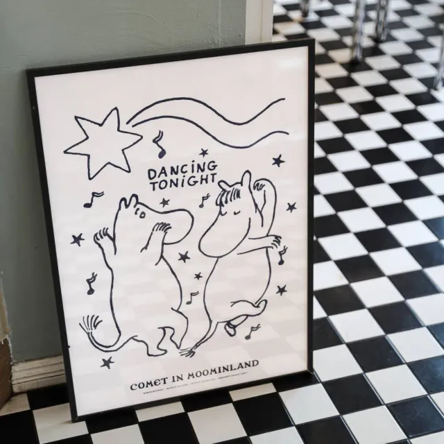 Moomintroll Comet Dance affiche blanche 200 g