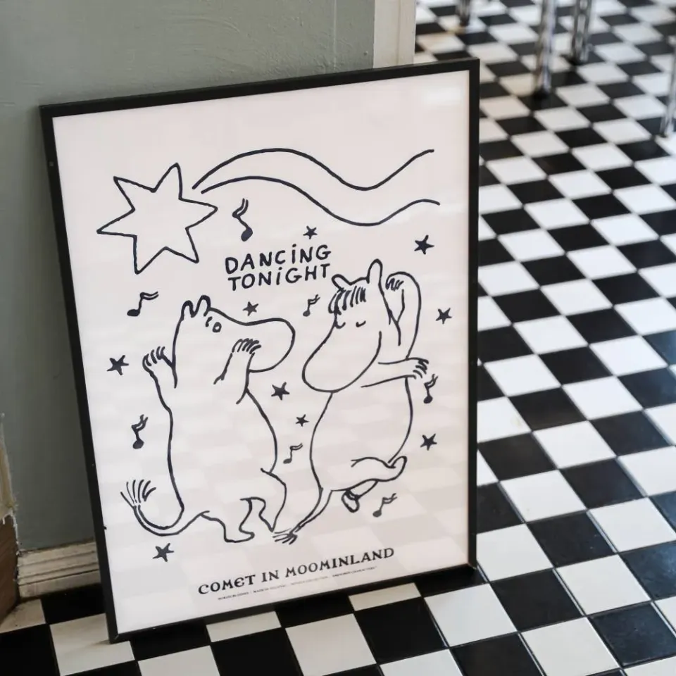 Moomintroll Comet Dance affiche blanche 200 g