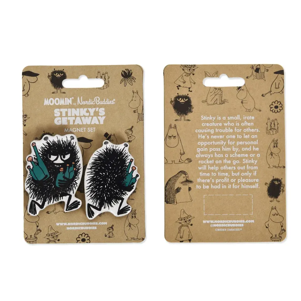 Moomintroll Getaway Stinky magnet lot de 2