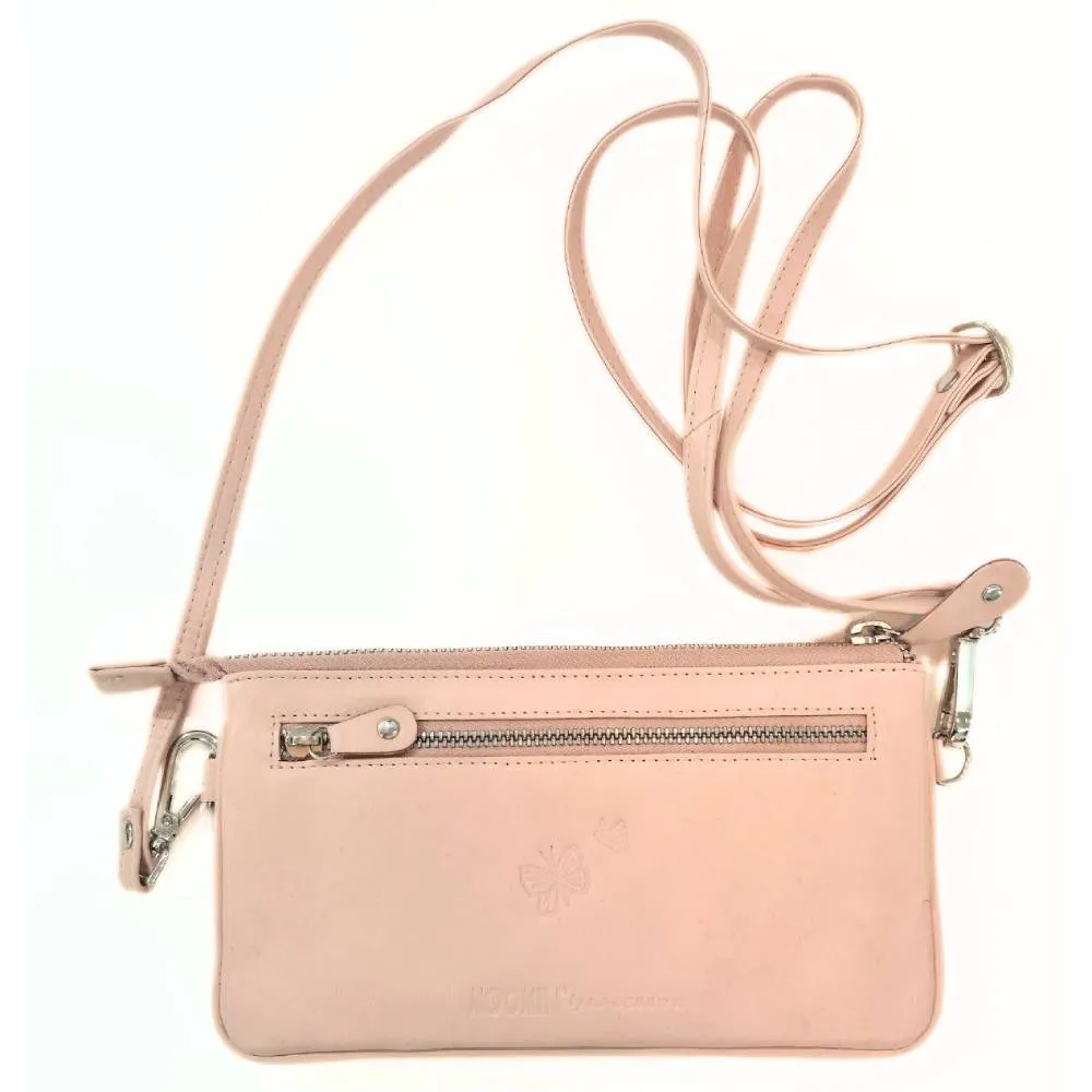Moomintroll Hug portefeuille cuir rose 19 cm