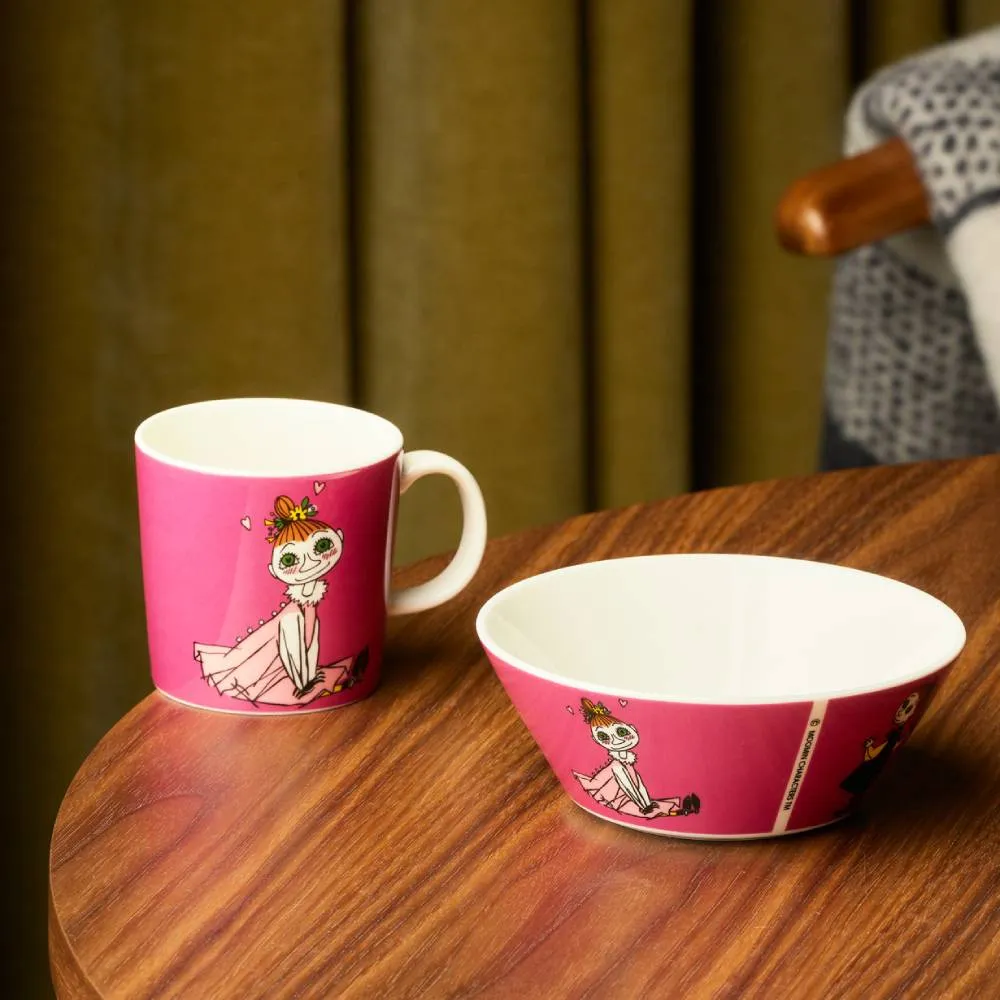 Moomintroll Mymble mug rose vitro-porcelaine 0,3 L