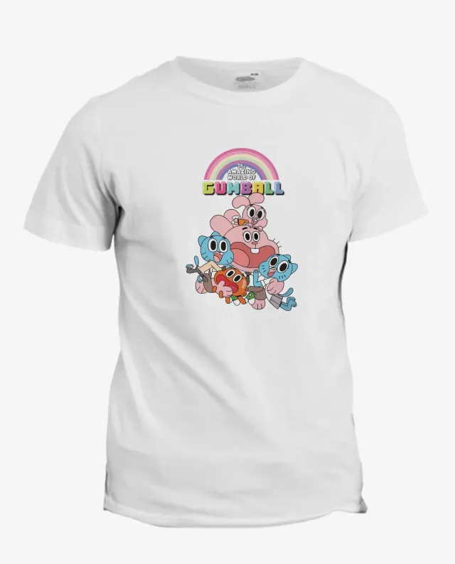 Pixgoodies Le Monde incroyable de Gumball t-shirt coton