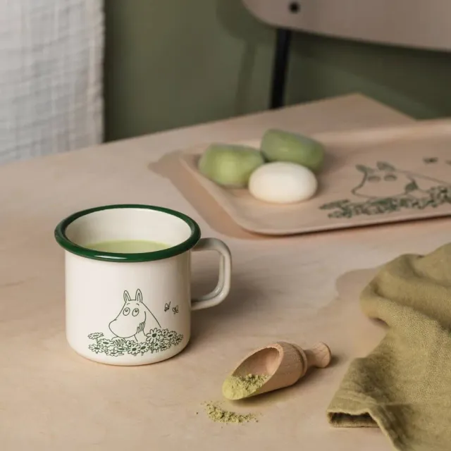Moomintroll Summer Crush mug émaillé 37 cl vert