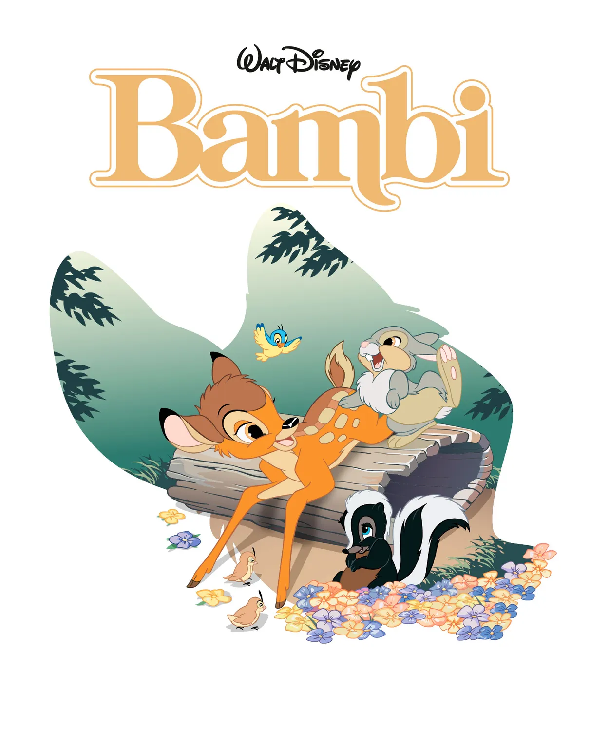 Pixgoodies Bambi un monument de l'animation t-shirt coton