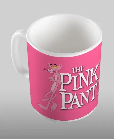 Pixgoodies The Pink Panther mug céramique rose