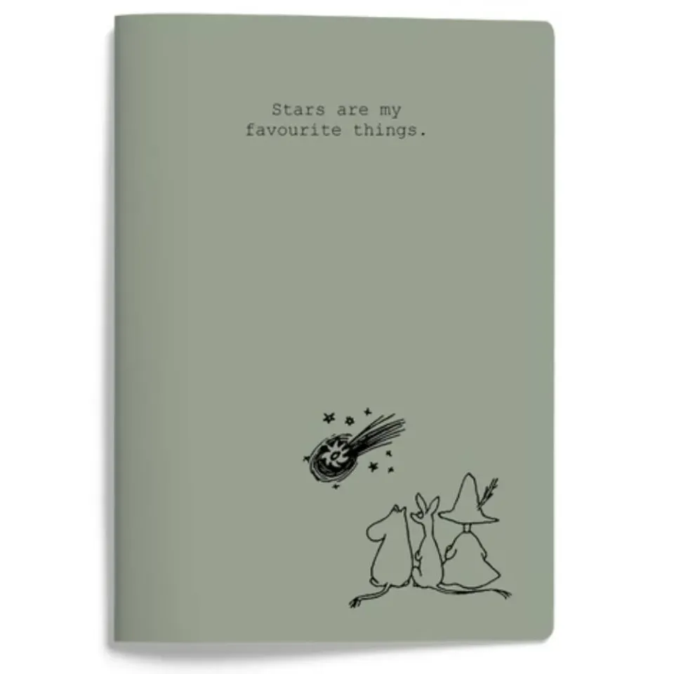 Snufkin Stars carnet A5 Moomin couverture souple