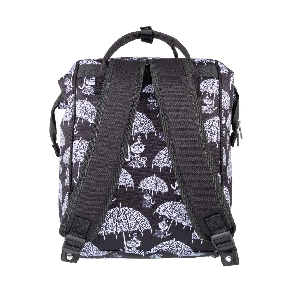 Moomintroll Rain Sac à Dos Little My Noir 15 L