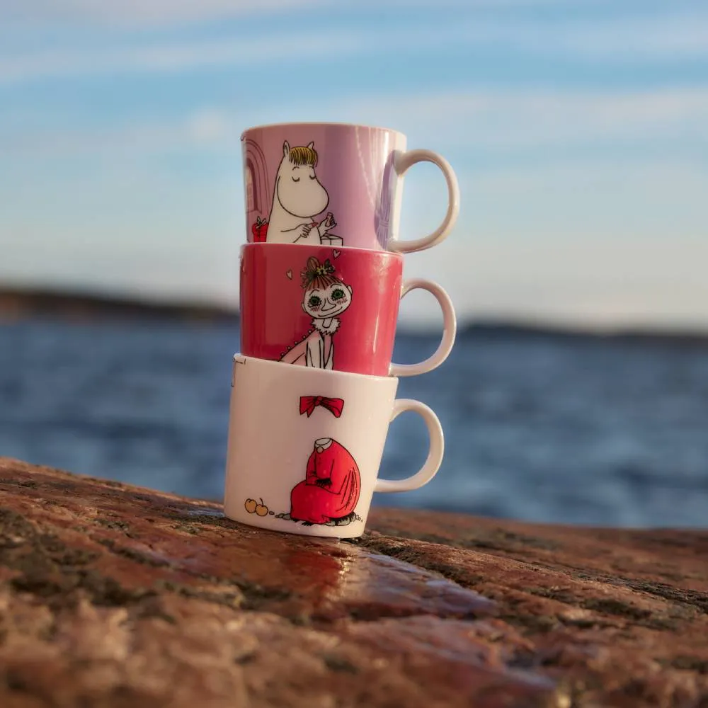 Moomintroll Mymble mug rose vitro-porcelaine 0,3 L