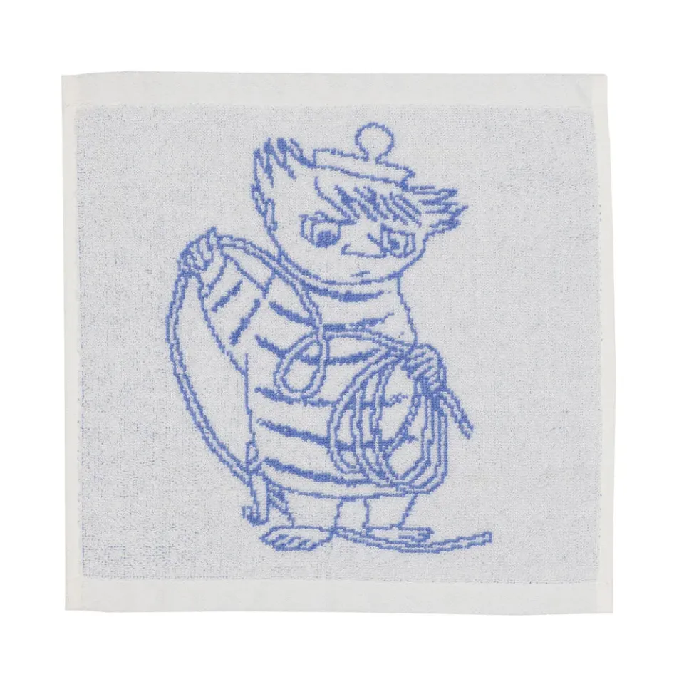 Moomintroll Too-Ticky essuie-mains bleu bio