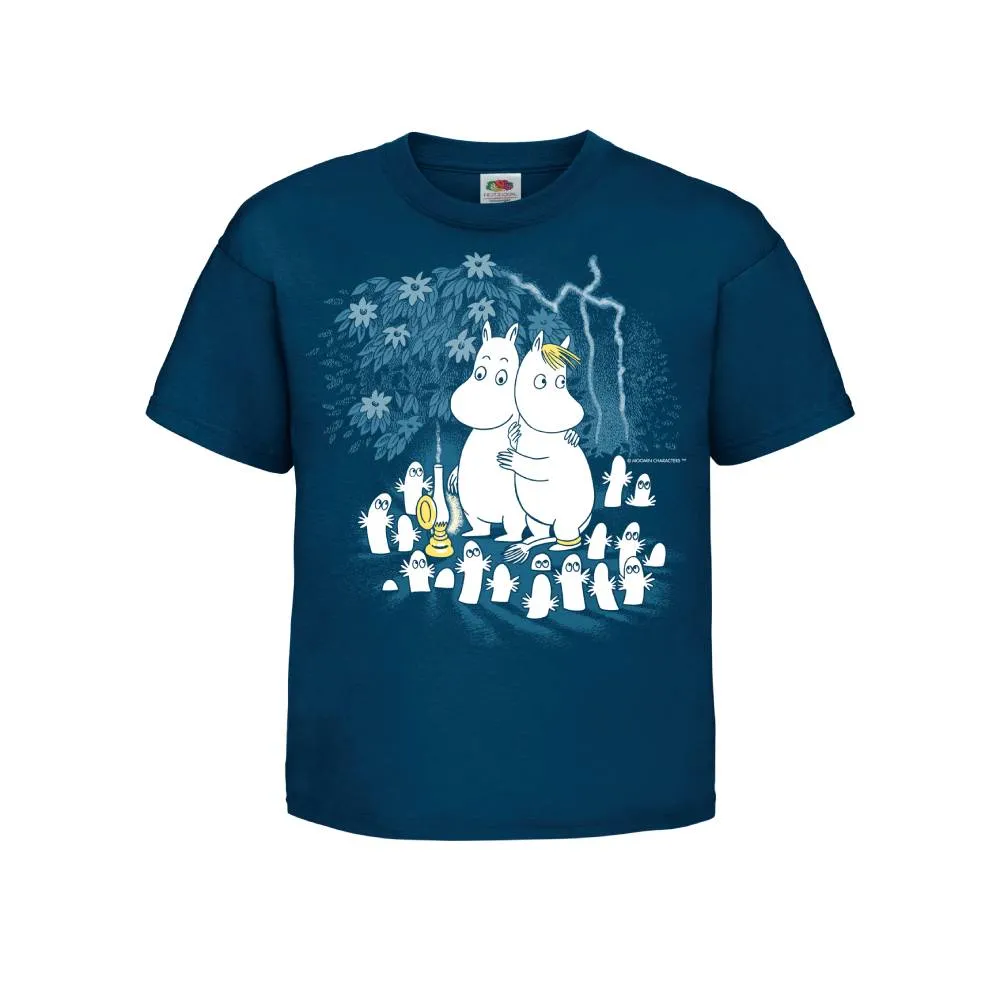 Moomintroll Moomins Hattifatteners T-shirt Enfant Bleu Coton