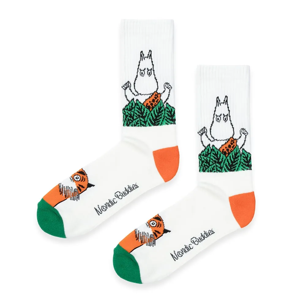 Moomintroll Retro chaussettes blanches 40-45