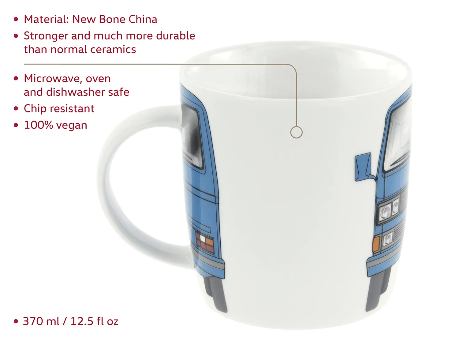 Brisa VW Collection T3 mug porcelaine 370 ml