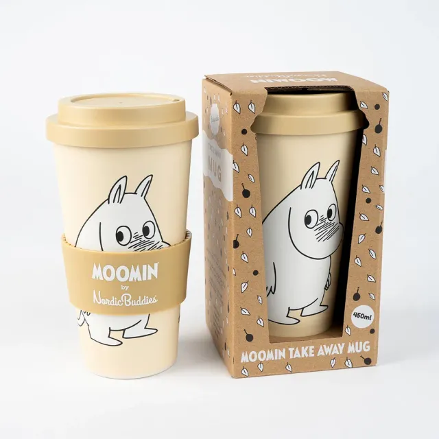 Moomintroll Butt gobelet réutilisable beige 450 ml