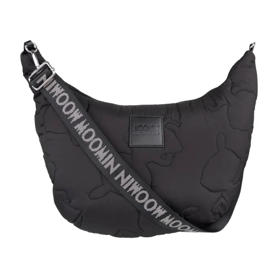 Moomintroll Little My sac bandoulière matelassé noir