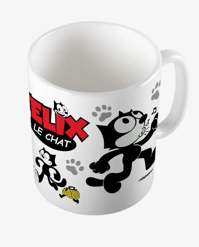 Pixgoodies Félix le Chat pionnier du dessin animé mug 325 ml
