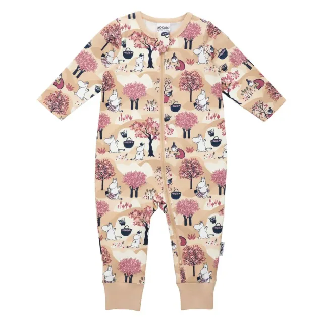 Moomintroll Fruit Harvest pyjama bébé beige bio