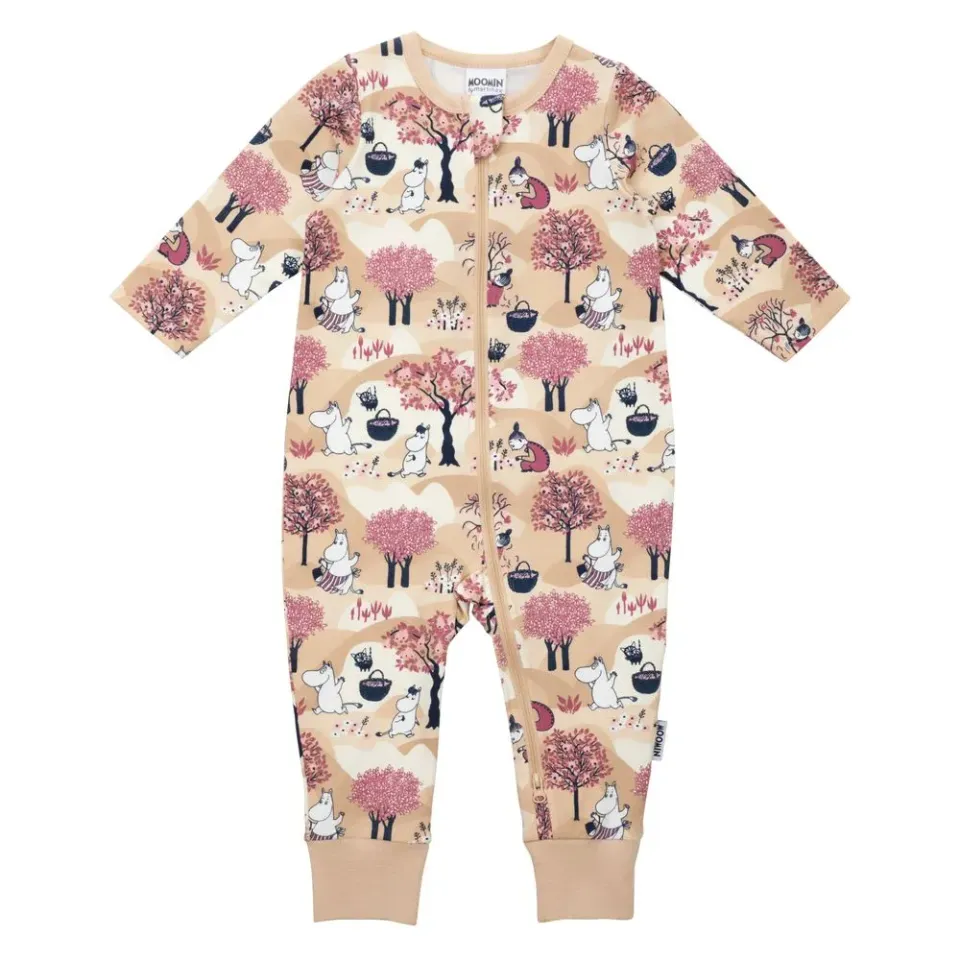 Moomintroll Fruit Harvest pyjama bébé beige bio
