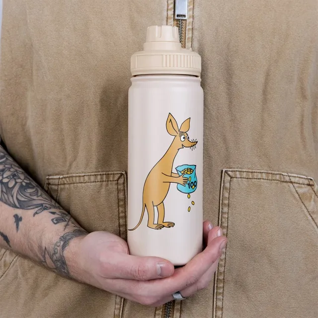 Moomintroll Sniff's Business gourde isotherme beige 550 ml