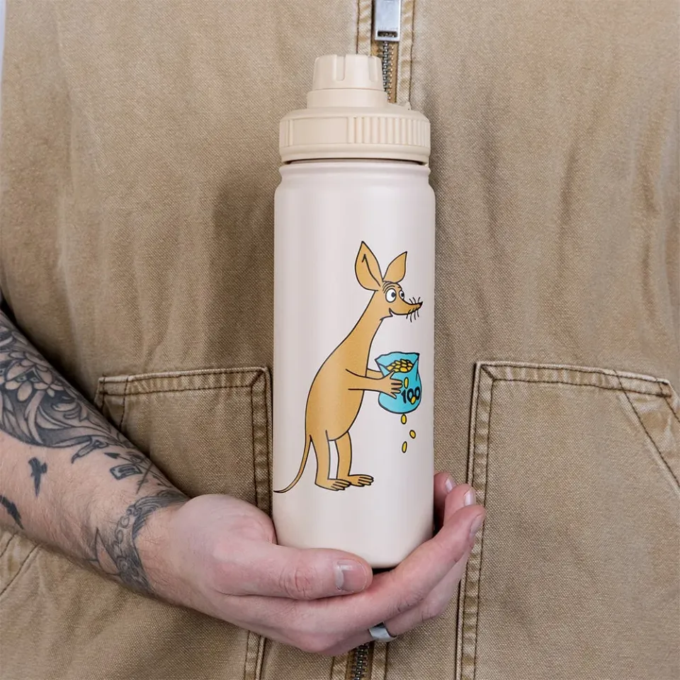 Moomintroll Sniff's Business gourde isotherme beige 550 ml