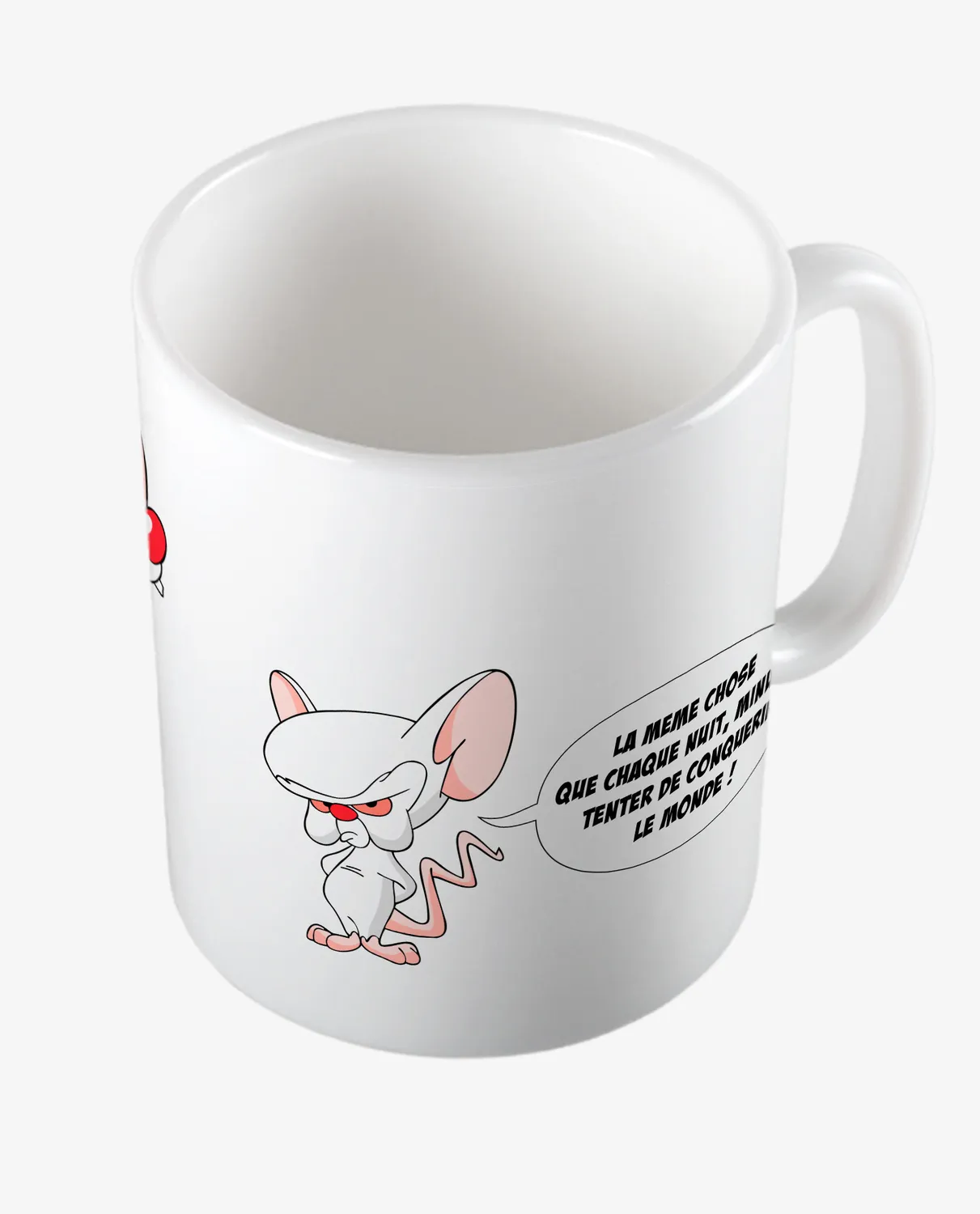 Pixgoodies Minus et Cortex le mal en marche mug céramique