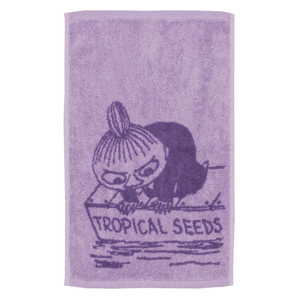 Moomintroll serviette Little My violette coton bio