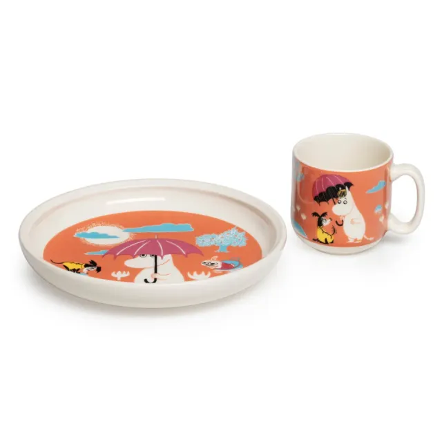 Moomintroll Under the Umbrella coffret repas enfant