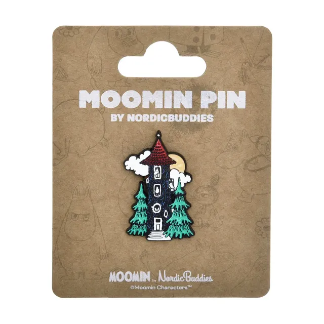 Moomintroll Moominhouse Pin Badge Blue pin's métal bleu