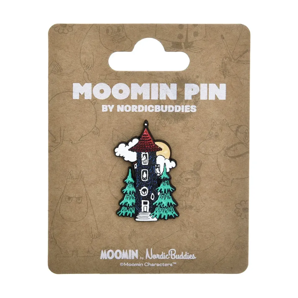 Moomintroll Moominhouse Pin Badge Blue pin's métal bleu